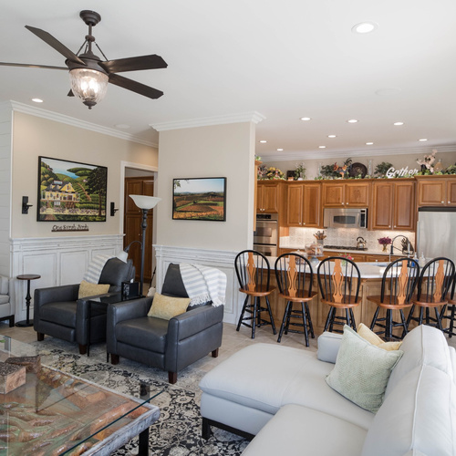 Clark House Great Room & Kitchen