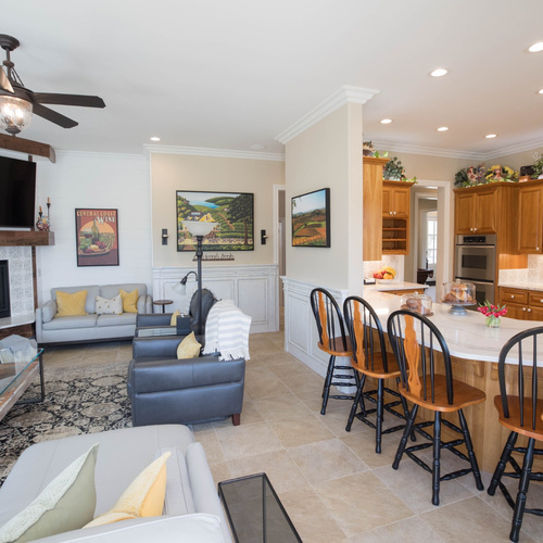 Clark House Great Room & Kitchen