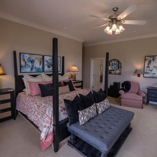 Clark House Master Bedroom with King Bed ensuite