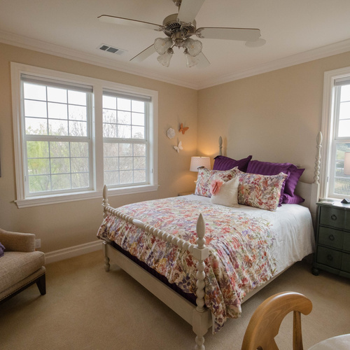 Clark House Upstairs Bedroom Number 2 with Queen Bed