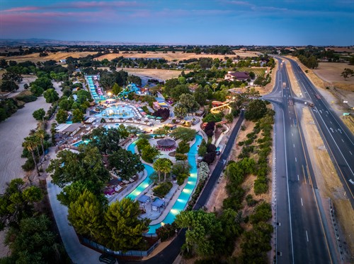The Ravine Water Park Overhead View