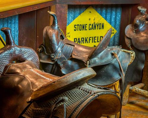 Saddle up at the Parkfield Cafe bar!