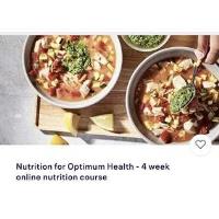 Nutrition for Optimum Health - 4 week online nutrition course
