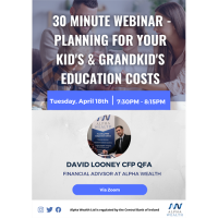 FREE WEBINAR - Planning for Your Kid's & Grandkid's Education Costs