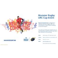 Bank of Ireland Cork Invite you to celebrate Munster Rugby's URC win