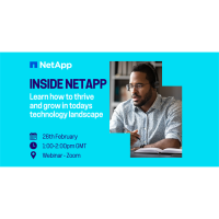 Inside NetApp Learn how to thrive and grow in todays technology landscape