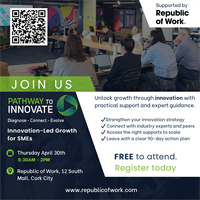 Cork SMEs Invited to Free Innovation Clinic 