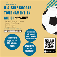 5-a-Side Soccer Tournament in aid of SERVE