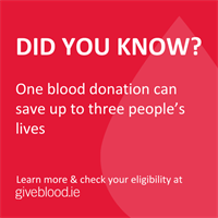 Irish Blood Transfusion Service - National Appeal for Blood
