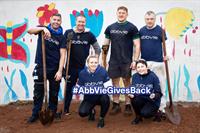 AbbVie employees join forces for playground facelift during annual volunteering week
