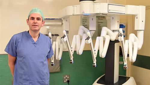 Surgical robot purchased by CUH Charity for CUH at a cost of €3.2m