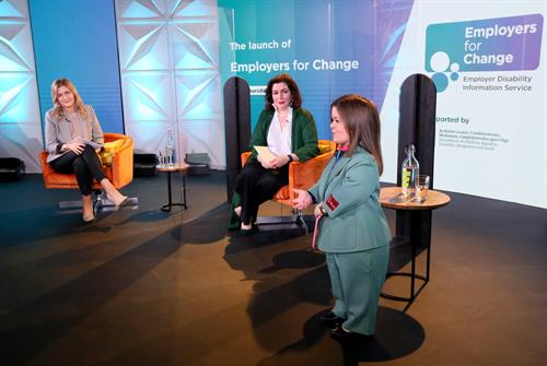 Launch of Employers for Change with Francesca McDonagh and Sinead Burke
