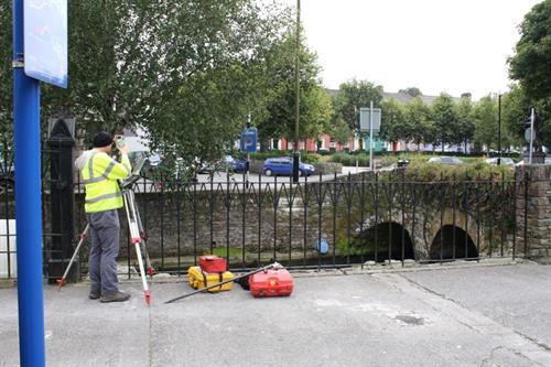 Gallery Image Enda_O'Flaherty_surveying_bridges_in_Clonakilty_Co._Cork_(3).JPG