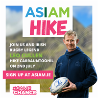 Leo Cullen invites to join him and Hike Carrauntoohil for AsIAm – 2nd July 2022.