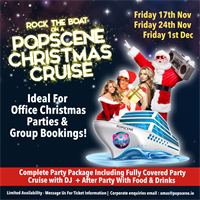 Popscene Christmas Party Cruises