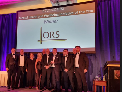 Winners of the Mental Health & Wellbeing Category at the Irish Build & Design Awards 2022