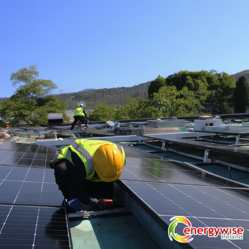 The Energywise Ireland team completing a CEG project with Scott's Hotel, Killarney