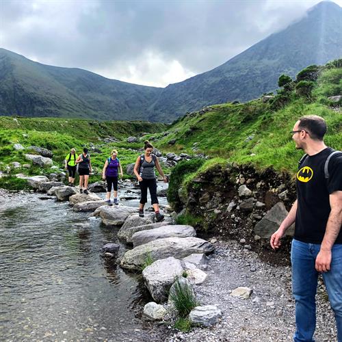 Team Hiking Carrauntoohil