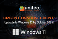 Unitec IT Solutions Highlights the Urgent Need for Businesses to Upgrade to Windows 11 Before Windows 10 Support