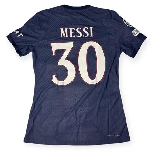 Lionel Messi - Official Match Worn / Issued PSG Jersey (2022/23)