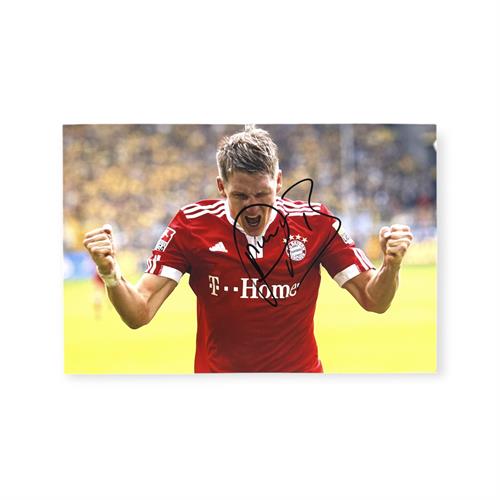 Bastian Schweinsteiger Signed Bayern Munich Photograph