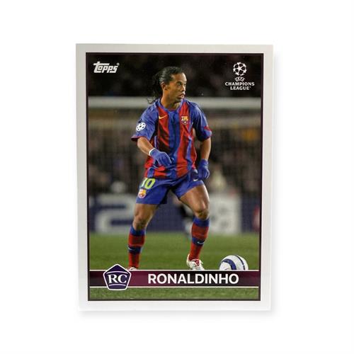 Ronaldinho - Topps The Lost Rookie Trading Card (FC Barcelona)