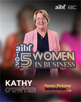 Kathy O’Dwyer Recognised Among Top 5 Women in Business by All-Ireland Business Foundation