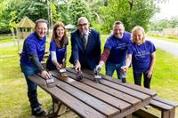 Volunteers from TELUS International Ireland create serenity garden at Fota Wildlife Park