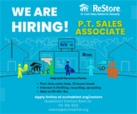 Part-Time Sales Associate at St. Croix Valley Habitat for Humanity ReStore
