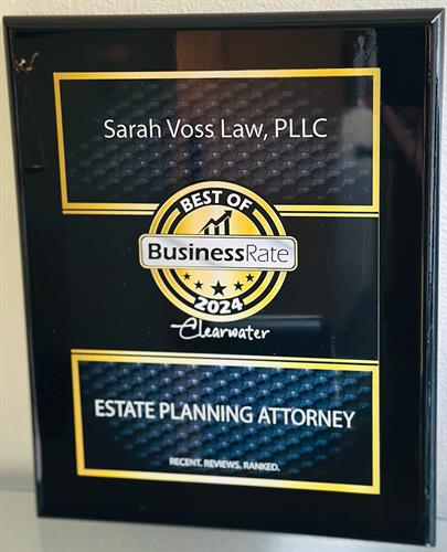 Proudly ranked BEST estate planning law firm, Clearwater, Florida.