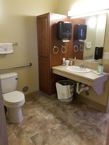 Example of suite bathroom