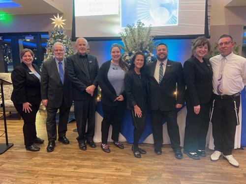 Olinger Andrews Caldwell Gibson team just before our Night of Remembrance