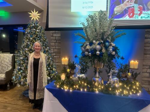 Celebrant, Diane Gansauer presented a wonderful message during our Night of Remembrance