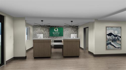 Quality Inn & Suites Castle Rock/SW Denver front desk