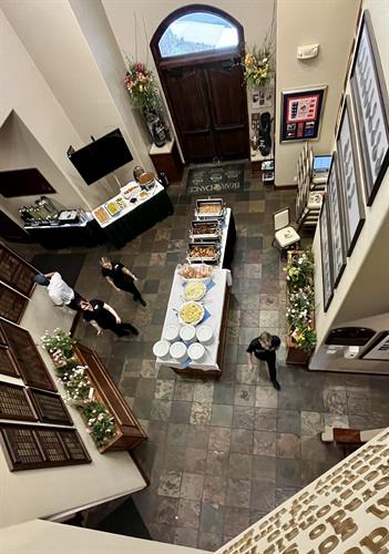 Tournament Buffet in Foyer