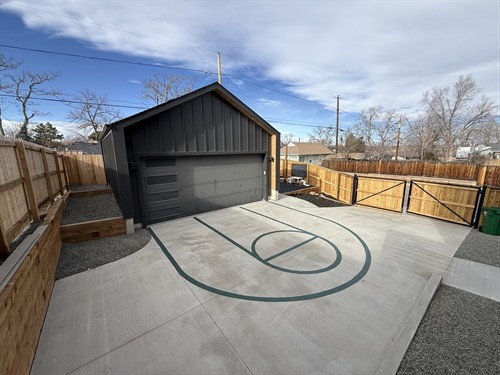 Basketball Court, Airbnb Reno, Denver CO