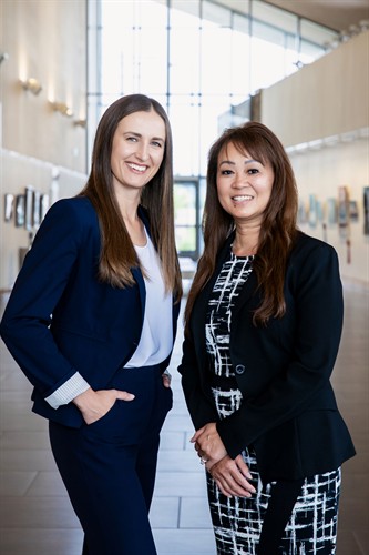 Anya Eagan and Thuy Aragon