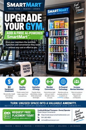 FREE GYM AI VENDING MACHINE