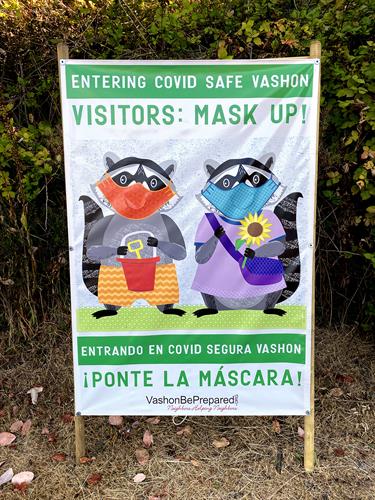 Mask Up Vashon campaign