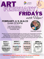 February Fridays! Art Workshop with Hope Black, Self Care, Self Healing & Self Love