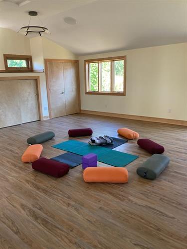 Private Therapeutic Yoga Session Set Up
