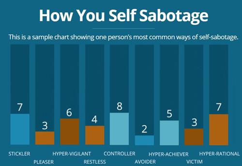 Take our free Saboteur assessment to discover what gets in your way, your self-critics, etc