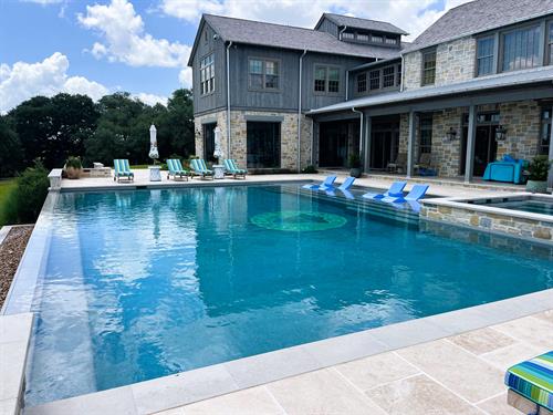 Custom Pool Round Top, Texas