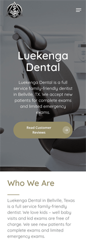 Luekenga Dental Website Design and Hosting