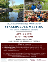 Mill Creek Watershed Partnership Stakeholder Meeting