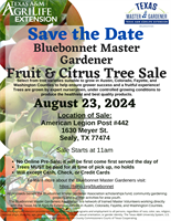 Save the Date - BMGA Fruit & Citrus Tree Sale