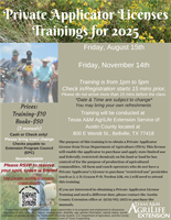 Pesticide Applicator Training