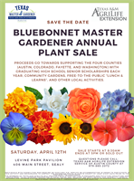 Bluebonnet Master Gardener Association Annual Plant Sale