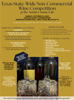 17th Annual Texas State-Wide Non-Commercial Wine Show