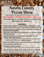 Austin County Pecan Program & Pecan Show Awards
